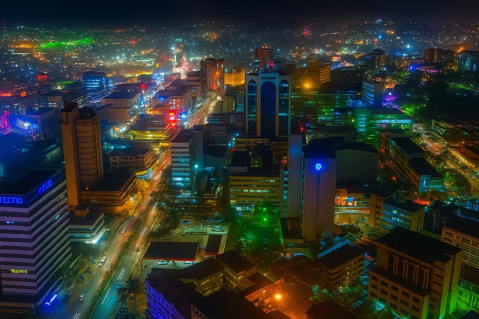 Kampala, Uganda skyline